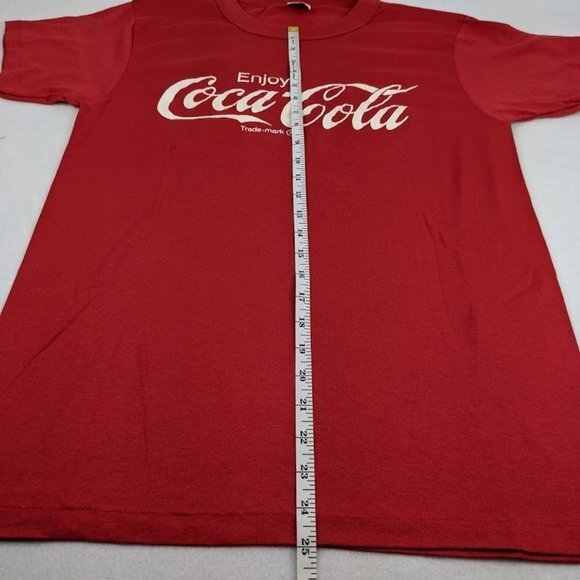 VTG 80s Coca Cola Coke Shirt Signal Stitch‎ T Shirt USA - Picture 8 of 8